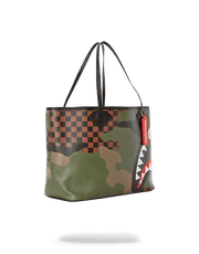 SHARKS IN PARIS (CAMO EDITION) TOTE
