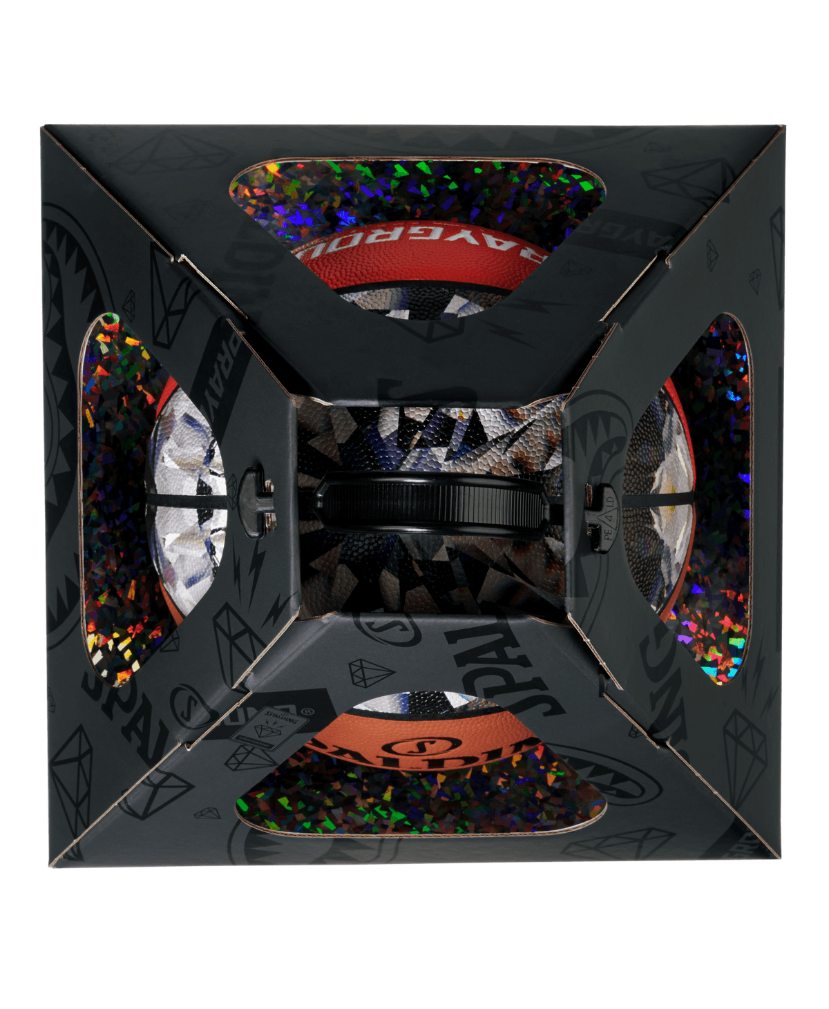 SPALDING X SPRAYGROUND DIAMOND BASKETBALL