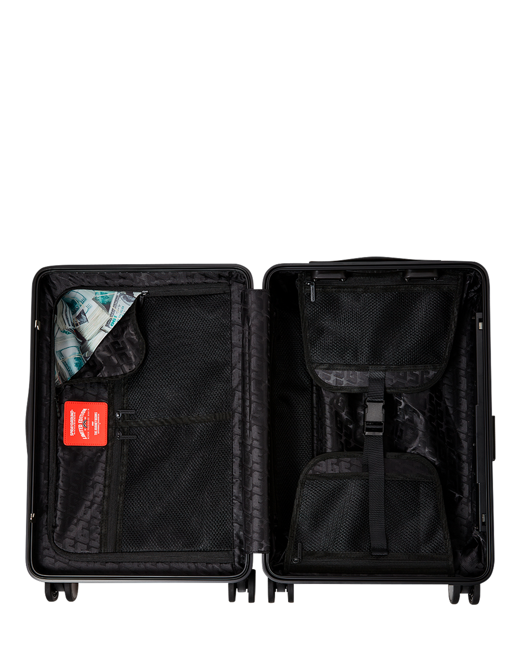 MONEYBEAR VAULT: HARDSHELL CARRY-ON LUGGAGE