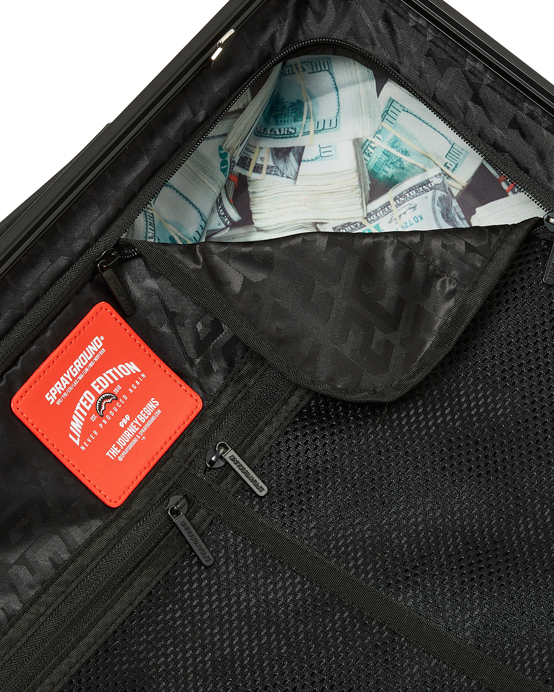 DESIGNER DRIP EFFECT CARRY-ON LUGGAGE