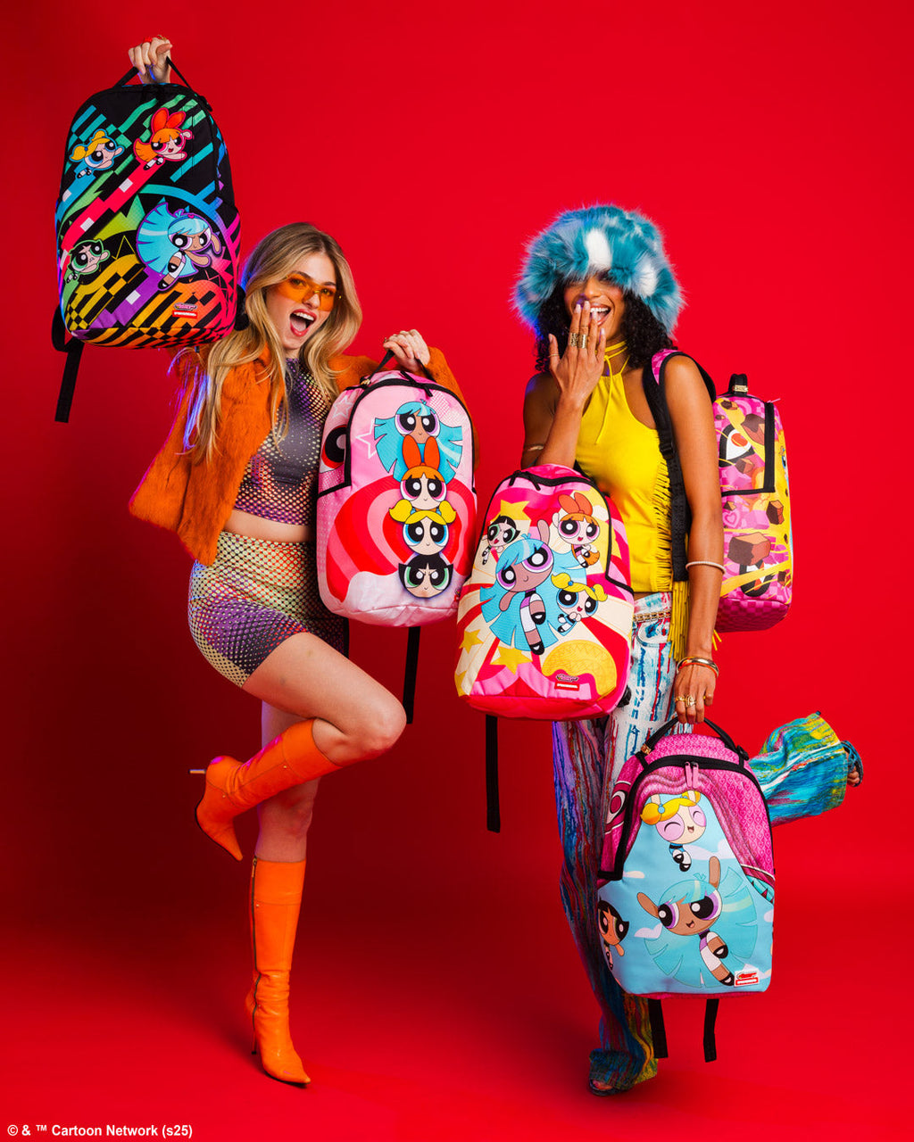 POWERPUFF BUSTIN THRU DLXSV BACKPACK